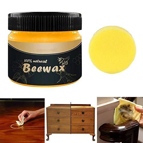 Beeswax Furniture Polish,Wood Seasoning Beewax - Natural Wood Wax Traditional
