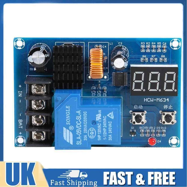 XH-M604 BATTERY CHARGING Control Module DC 6-60V Lithium Battery ...