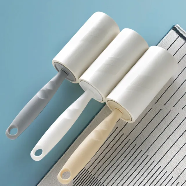 Dispositivo pegado para el cabello rodillo rasgable pegar polvo papel ropa eliminación de polvo FZ