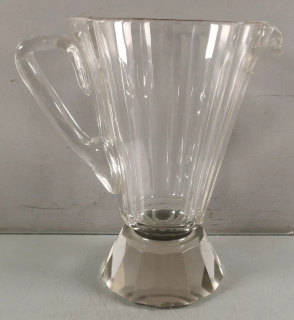 Grand PICHET vintage CRISTAL Taille de Boheme ART DECO Broc a Eau 1930 Service V