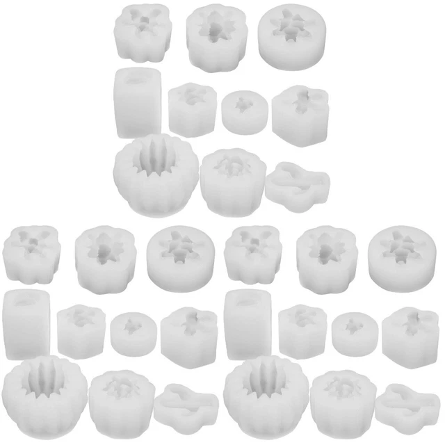 30 Pcs Wax Molds Scented Candles Epoxy Resin Casting The Bubble