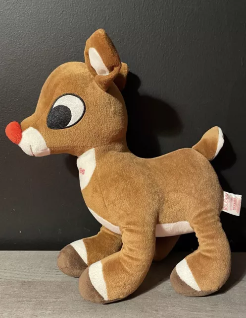 Rudolph The Red Nose Reindeer Plush 50 Years Stuffed Animal Musical Light Up