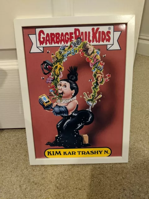 GARBAGE PAIL KIDS Kim Kar trashy n A4 PRINT MAN CAVE