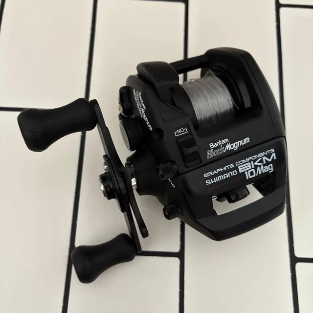SHIMANO BANTAM BLACK Magnum BKM 10Mag Baitcasting Reel $91.46