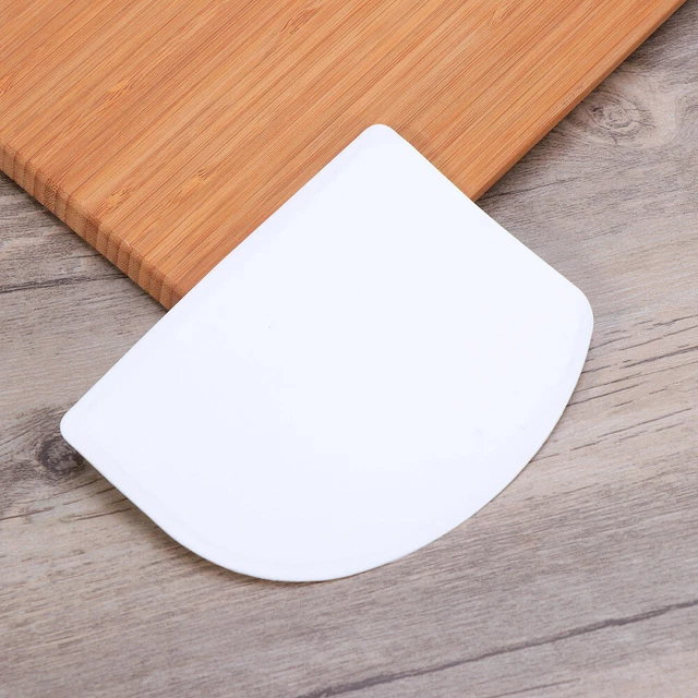 1 pezzi Raschietto per torte in acciaio inox da 22,9 cm,a doppia faccia,bordo a strisce,raschietto in metallo,per decorare