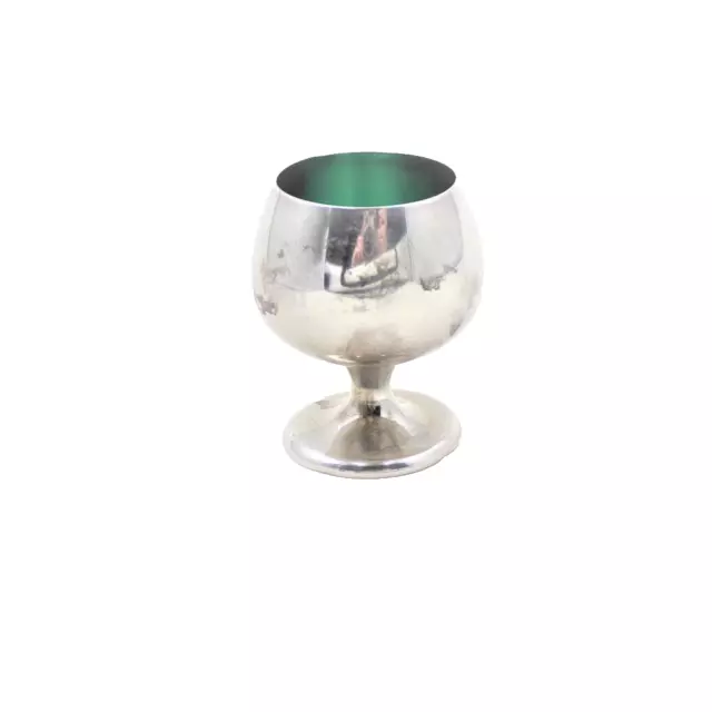 Vintage Gorham Sterling Silver Green Enameled Cordial Cup 955