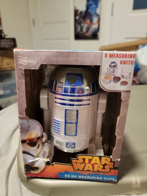 ThinkGeek Star Wars R2-D2 Measuring Cup Set 9 Units - NEW IN BOX -2014  Edition