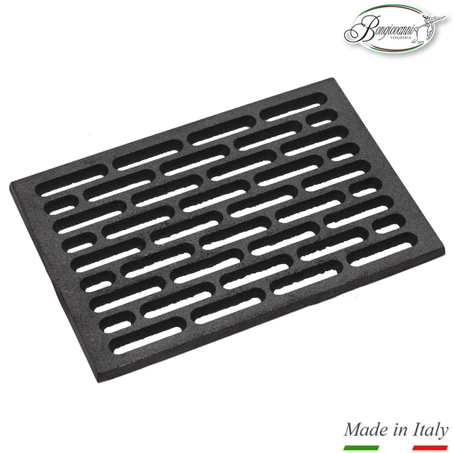 Grille De Poêle En Fonte CA118 - 29x23 Cm - Grille à Cendres Pour Cheminée - Fabriquée En Pologne