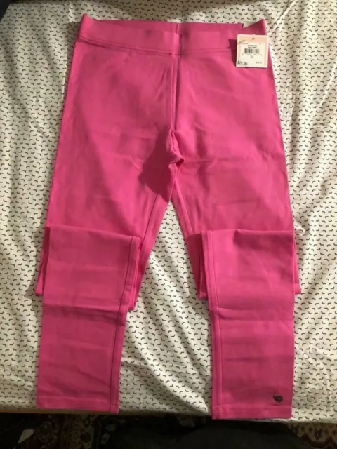 New With Tag Juicy Couture Girls Leggings Pink Cotton size XL $38.00