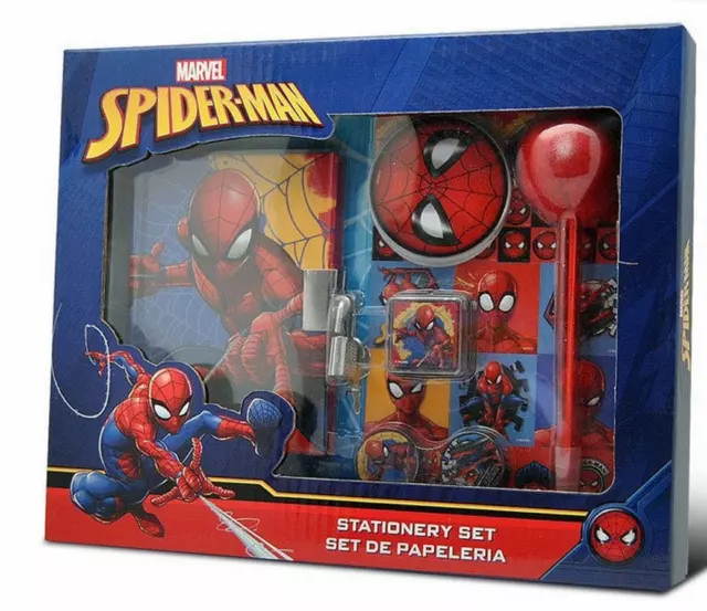 Set Da 7 Pezzi Da Cartoleria,Da Spiderman (14730)