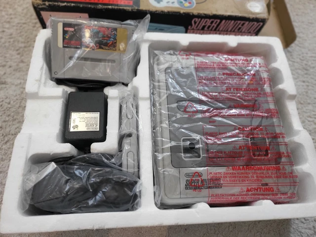 PACK SNES Street Figther GOLD COMPLET super nintendo box crystal protection 8