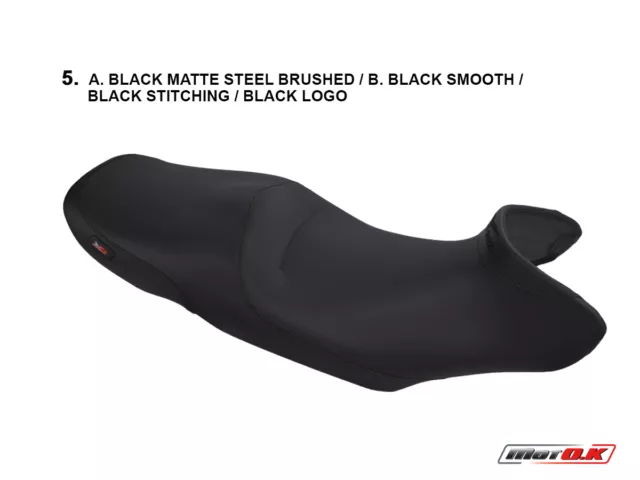 Moto Guzzi Breva 1100 MotoK Seat Cover anti slip waterproof black Stitching race