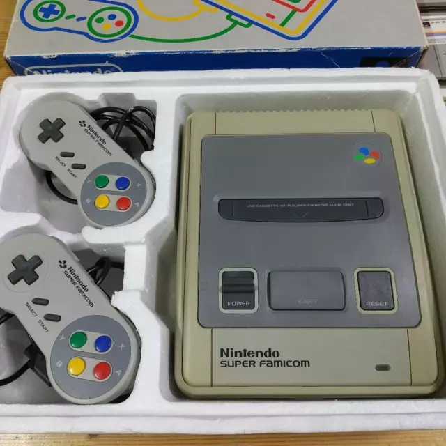 Nintendo Super Famicom Console SFC SNES Japanese Language Edition Working Tested