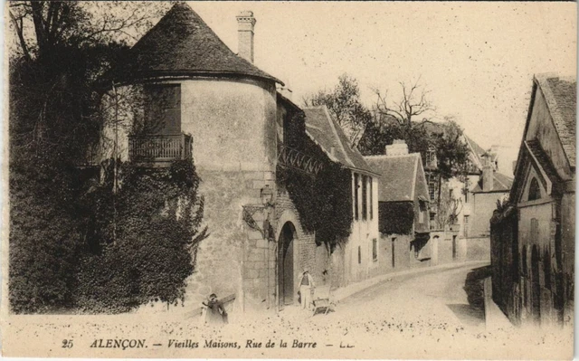 CPA ALENCON - Vieilles Maisons-Rue de la Barre (138293)