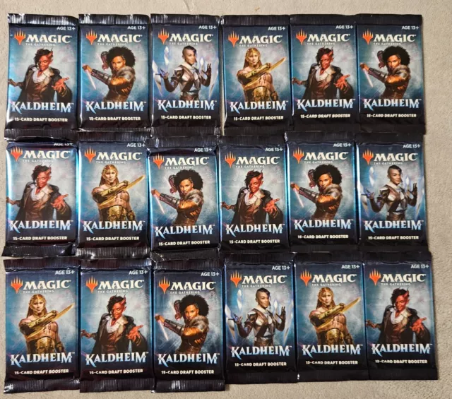 18 Boosters anglais -   Kaldheim draft - Magic the gathering