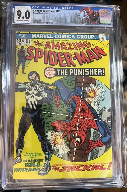 Amazing Spider-Man #129 Marvel 1974 1st Appearance Punisher CGC 9.0 (VF/NM)