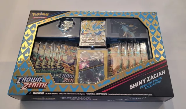 Pokemon Crown Zenith Zacian V (Shiny) & Zamazenta V (Shiny) Promo Cards