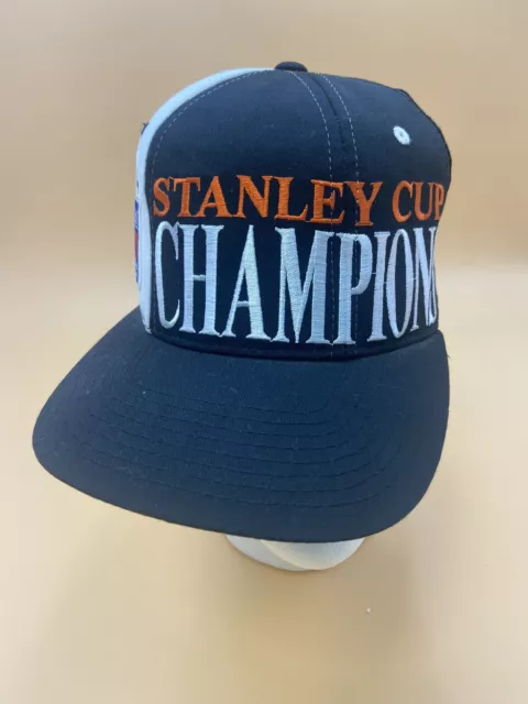 Found this 94 Stanley cup champs Starter hat and it was pretty beat up. We  restored the hat and brought it back to life! Album in comments : r/rangers