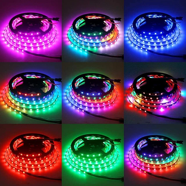 WS2812B WS2812 SMART RGB Addressable Pixel 5050 Led Strip Light 5V ...