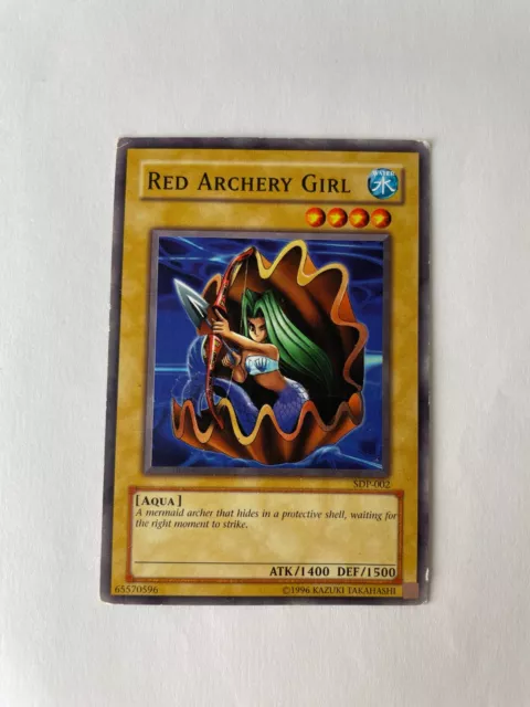 Yu-Gi-Oh! Card (Konami) / Red Archery Girl / SDP-002 / 1996