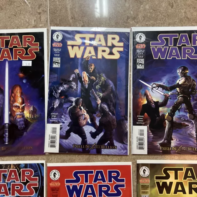 Star Wars Prelude To Rebellion #1-#6 Dark Horse Comics Complete Series Near Mint 3