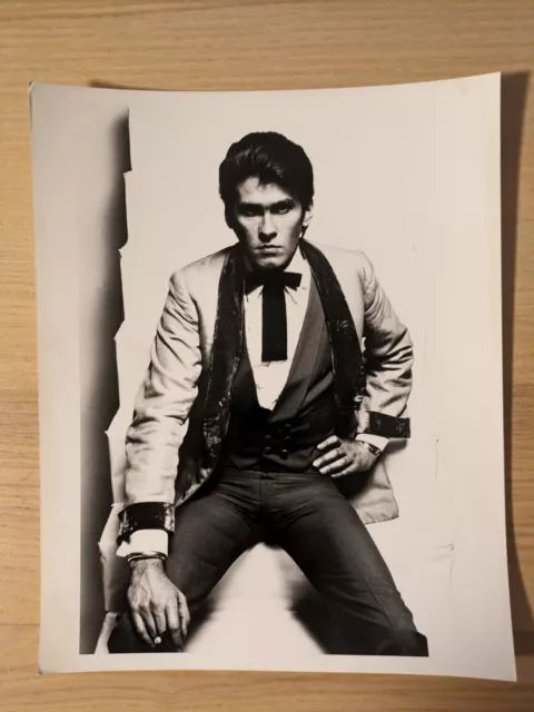 Andy Mackay, Roxy Music, rare promotional press photo from 1974