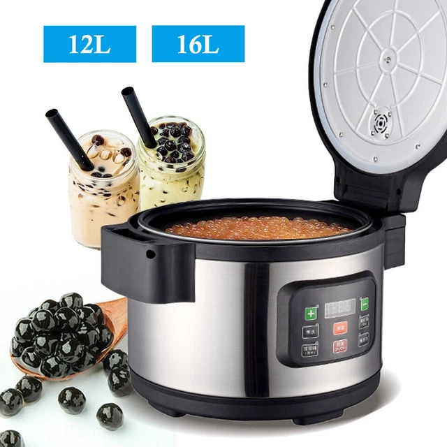 12L 16L Automatic Tapioca Pearls Ball Cooker Boba Milk Tea Making Machine Maker