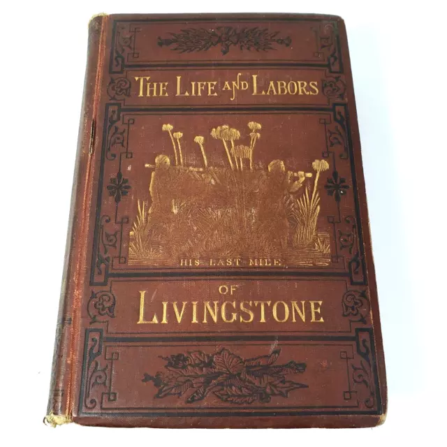 The Life And Labors of Livingstone (Vintage, 1st Ed, 1875) by Chambliss