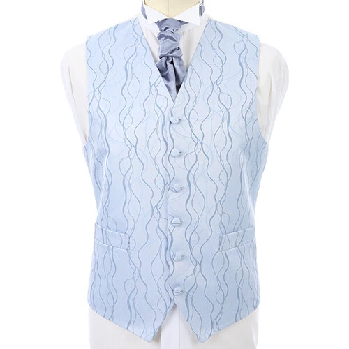 Cappotto in vita blu Swirl Ex Hire ballo di nozze formale (taglie adulti e ragazzi)