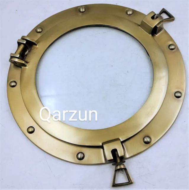 24" Inch Mirror Porthole Antique Finish Nautical Wall Decor Wall Hanging Gift