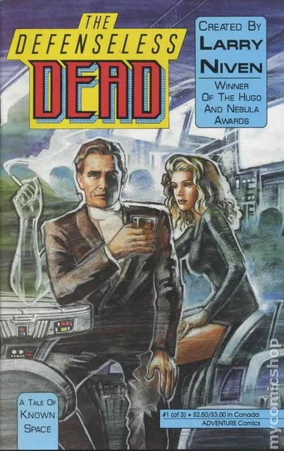 Defenseless Dead #1 VG 1991 Stock Image Low Grade