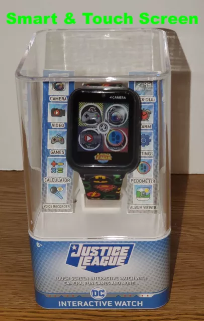 DC Comics Justice League Smart Watch with Interactive Touchscreen, Accutime