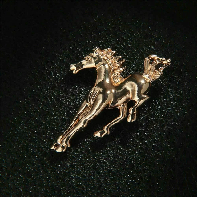 Bijoux vintage Broche fer à cheval, épingles à épingles dorées - France Bijoux vintage Broche fer à cheval, épingles à épingles dorées - France