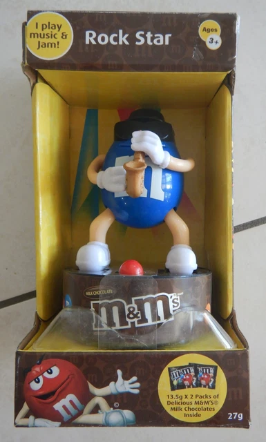 Figurine M&M's Rock Star Drummer (Jaune) - Édition 2016 - Occasion