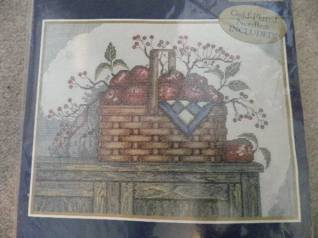 Bucilla Counted Cross Stitch Kit - Apples & Berries - 14 x 11" - 36 x 28cm