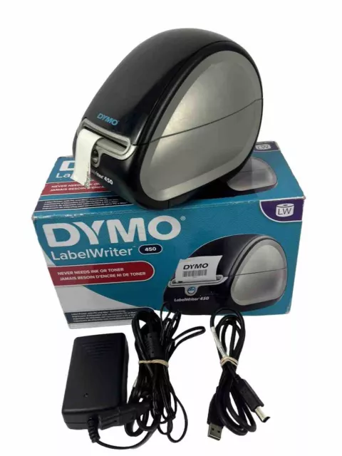 Dymo LabelWriter 450 Thermal Label Writer Printer with AC Adapter & USB 1750110