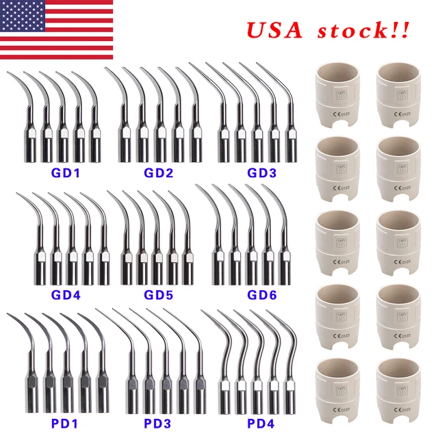 10 Spanner wrench Key/5pcs Dental Ultrasonic scaler tip Tips Fit DTE SATELEC NEW