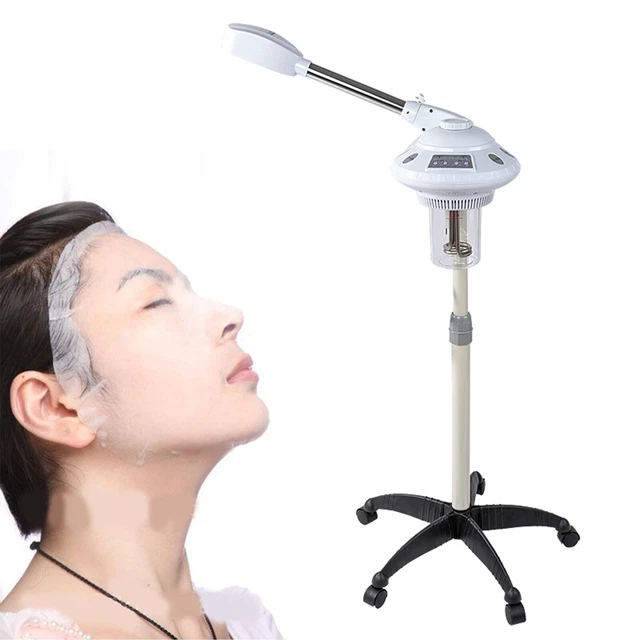 PRO BARBER SHOP Facial Steamer Stand Ozone & Aroma Steam Beauty Salon