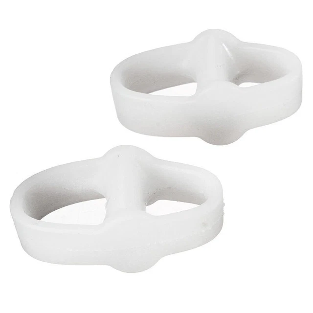 2 PIEZAS Espaciador de punta de gel de silicona Separador Alisador Esparcidor Juanete Alivio del dolor