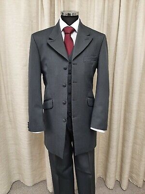 Grey Edwardian Coat, Ideal for Weddings, Formal Wear, Prom, Fancy Dress.