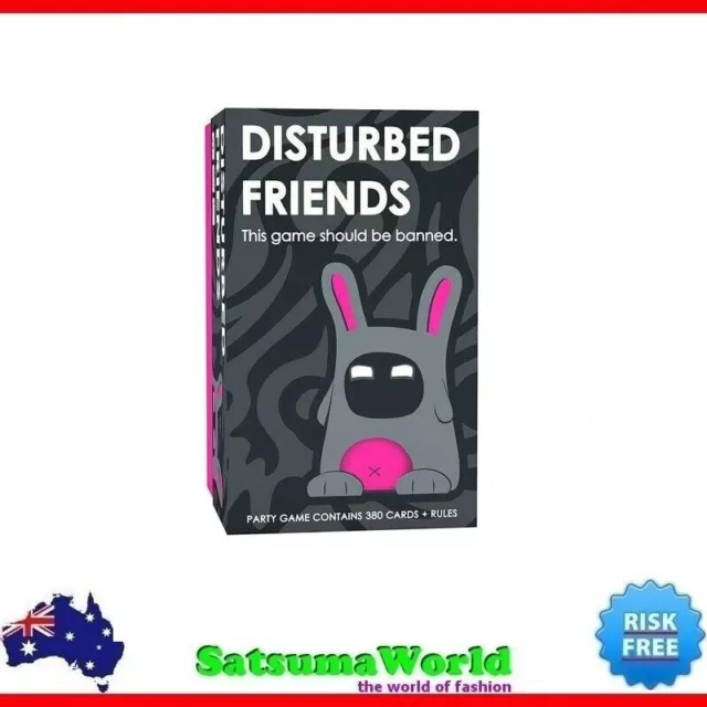 Fun Disturbed Friends Party Card Games Cards Kids Toy Adult Drinking Family