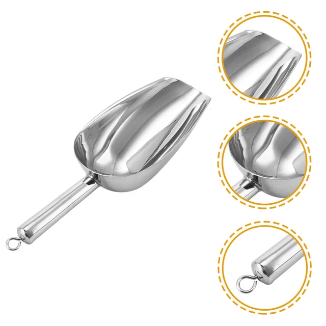 Pala per ghiaccio in acciaio inox - pala multiuso per farina cereali frutta secca