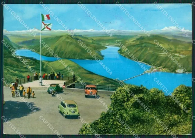 Como Lanzo d'Intelvi Sighignola Lago di Lugano Auto Foto FG cartolina KB2994