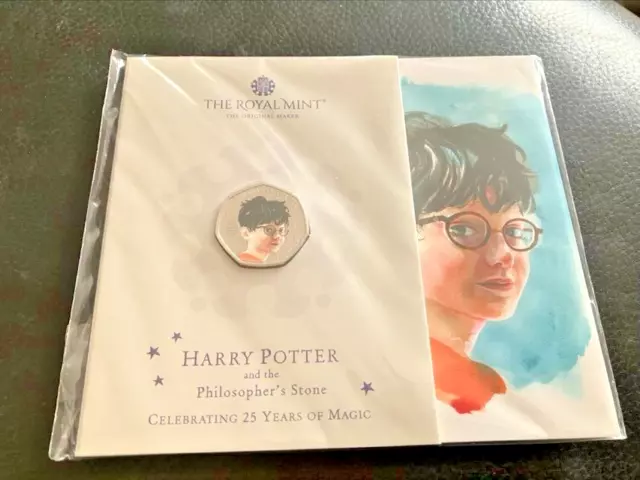 Harry Potter Coloured 2022 50p Fifty Pence BUNC Coin Brilliant Royal Mint