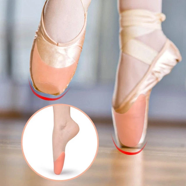 1 paio di scarpe in gel di silicone protezione punta supporto balletto S5D7 coperchi alti K3P9