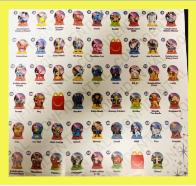 50th anniversary disney toys
