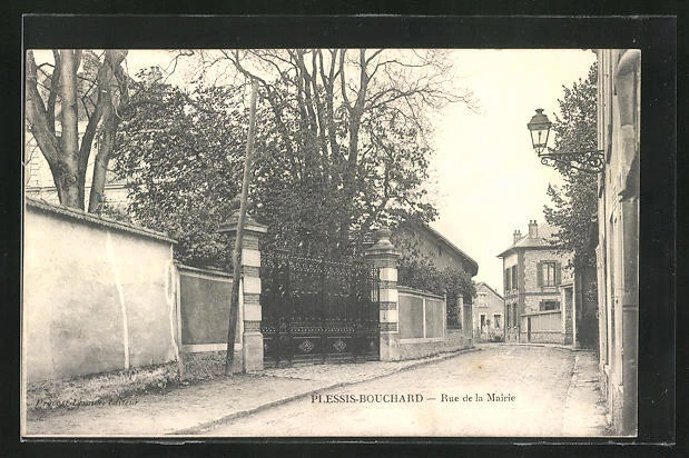 CPA Plessis-Bouchard, Rue de la Mairie 1912