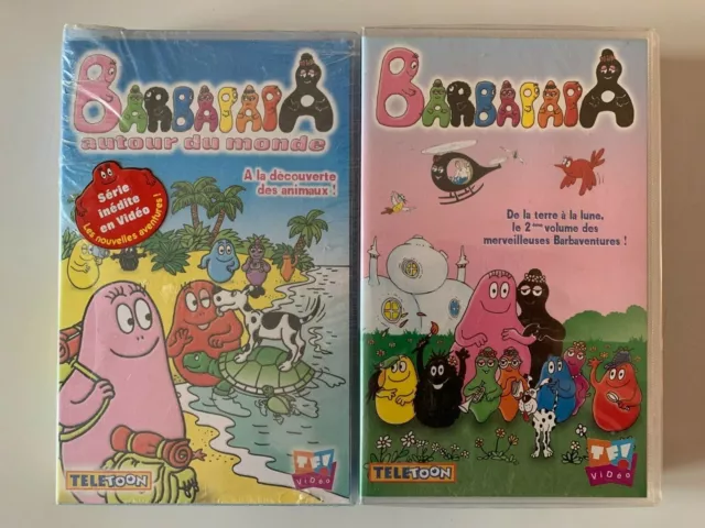 Lot 2 K7 Video Vhs Barbapapa / Sous Blister