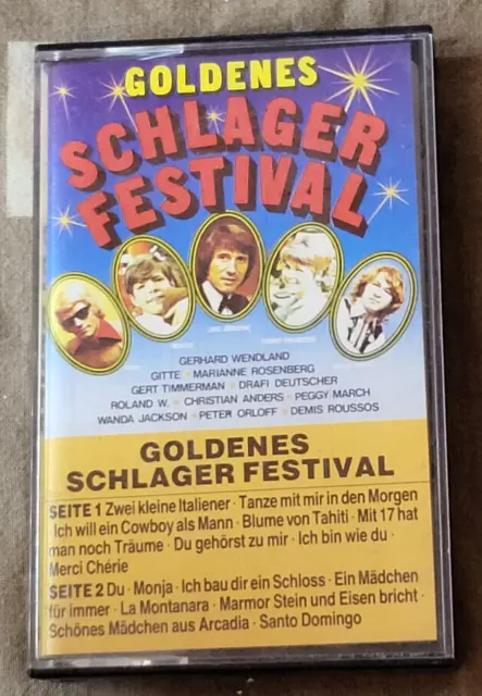 MC Kassette / Musikkassette Goldenes Schlager Festival