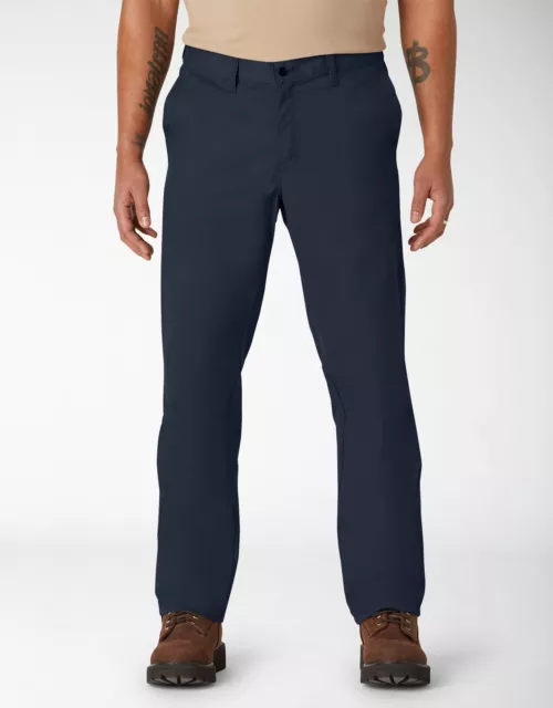 Genuine Dickies Mens Flat Front Comfort Waist Flex Pant